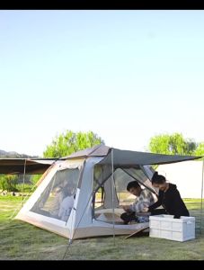 เต็นท์สนาม เต๊นท์นอน เต็นท์พับได้ พักในป่า พักในสวน เต็นท์เดินป่า เต็นท์นอน กันน้ำค้าง น้ำหนักเบา 2-3/3-4/5-8 คน เดินป่า ขนาดกระทัดรัด เต็นท์ไฮดรอลิกอัตโนมัติ เต็นท์ระบายอาศดี การตั้งแคมป์กลางแจ้งพกพาได้