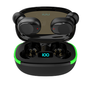 Y70 Flip Cover TWS Earbuds Bluetooth 5.4 Wireless Charging Touch Control Gaming Mode Vertical Flip TWS True Bluetooth Earbuds