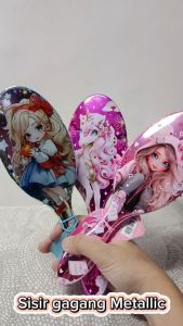 My Style TM 1234 Metallic Hairbrush - Sisir gagang metallic Princess