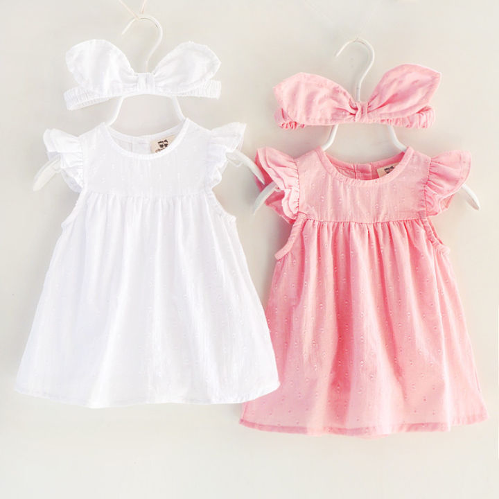 Váy bé gái 6 Tháng - 3 Tuổi Kiểu Công Chúa Thời Trang Mùa Hè Đầm Màu Tím  Trơn Tay Phồng Dễ Thương Cho Bé Gái Trẻ em sơ sinh | Lazada.vn