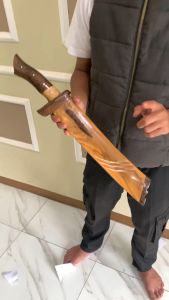 Golok Kebun Si Cantelan 30CM: Pisau Camping dan Peralatan Survival Bahan Baja Per SUP9
