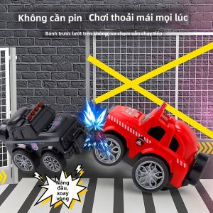 Xe Đồ Chơi Cảnh Sát Quay Co Giật và Nhảy Lên