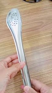 Capitan Penjepit Makanan Kue Gorengan Lubang Stainless Serbaguna Capitan Makanan