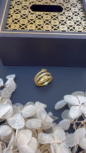 916 saudi gold The opening of the dragon ring can be adjusted to fit men and women No flaking no black