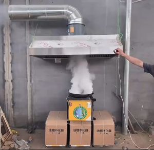 🔥Ready Stock🔥304 Exhaust Hood Commercial Stainless steel range hood kitchen/exhaust hood set range hood