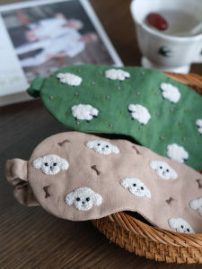 Túi Đựng Vật Dụng Thêu Lông Cừu Thủ Công DIY Dễ Thương Cho Chó Và Cừu Vỏ Mắt Che Chắn Túi Đựng Vật Dụng Kit Vật Liệu Thêu