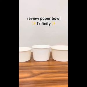 Tutup Paper Bowl HALAL Rapat Klop 360ml 500ml / Tutup 650ml 800ml / Inner Tray Sekat 650ml 800ml Pack