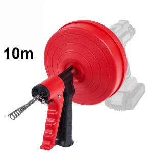Manual/Electric Drain Unblocker for Household Use – Toilet Kitchen Sink Shower Drain Bathroom Clogged Pipe Cleaner Tool