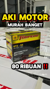 AKI ACCU TORPEDO ORIGINAL FULL KERING GTZ5S MTZ5S AKI MOTOR BEAT VARIO VIXION  MIOGT GTZ5 YTZ5 100% BARU MURAH PROMO BARANG BERKUALITAS
