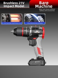NANWEI | Brushless Impact Electric Drill Lithium