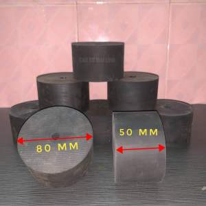 Cao su giảm chấn đường kính 80 cao 50 40 20 Cao su kê chân máy Cao su chống rung / Đế cao su giảm chấn / Cao su giảm xóc / Cao su giảm rung / Cao su kê chân máy / Cao su chống rung