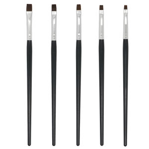 Bộ 5 Cọ Nhựa Nha Khoa Bằng Nylon Dụng Cụ Tạo Hình Răng Cho Chất Kết Dính Sứ Composite Xi Măng Nha Khoa Phòng Thí Nghiệm Nha Khoa & Vẽ Móng Acrylic