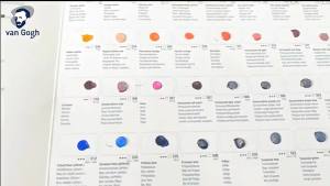 Original Van Gogh Solid Watercolor Half Pans  Acuarelas Artist  Aquarell