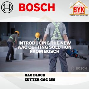 SYK Bosch GAC 250 AAC Block Cutter Chainsaw Electric Machine Cutter Chainsaw Pemotong batu Konkrit 0 601 2B6 0L0 Bosch Gac250 Honda Atc 250 Atc 250Cc Bosch Glm 100 25 C Coil Garrett Ace 250 - Lazada