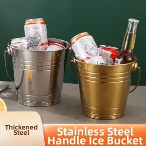 Golden Stainless Steel Ice Bucket