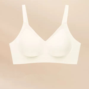 ชุดชั้นในสตรีระบายอากาศได้ดี สวมใส่สบาย ไม่มีโครงเหล็ก ยกกระชับ ไม่ทิ้งรอย สำหรับสาวหน้าอกเล็ก ช่วยรวบรวมและยกกระชับด้านข้าง