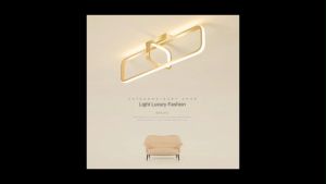 Modern LED Chandeliers Aisle Home Decor  Corridor Balcony Rest Area Ceiling Lamp Black Gold Light