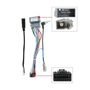 MEKEDE Audio Harness Cable Adapter Conector Wire Plug Kit For Honda Jazz Fit City Insight XR-V Greiz Crider Car Stereo Player