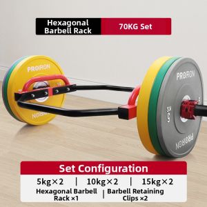 PROIRON | Hexagonal Barbell Bar Olympic Weightlifting Rack for Squat Deadlift