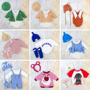 55cm Soft Silicone Baby Doll Clothes Realistic Toddler Doll Costumes Role Play Toy for Boys And Girls