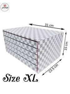 ลิ้นชักเก็บพระ 5 ชั้น 90 ช่อง กล่องใส่ภาพระเครื่องและเครื่องประดับ ขนาดช่องใหญ่พิเศษ