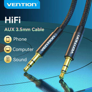 Vention Jack 3.5 Aux Cable Male to Male 3.5 mm Jack HiFi Audio Cable for Guitar Car Microphone Headphone Speaker Cable Aux Cord