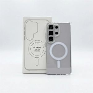 Orginal for Magsafe Magnetic Case for Samsung Galaxy S26 Ultra S25 Edge S24 S23 S22 S21 S26FE A57 A37 A17 Clear Shockproof Cover