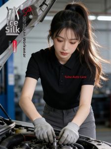 ZUOSALUN | Custom Print Logo Polo Work Uniform Tshirt