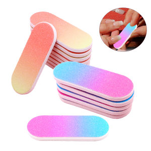 50 Chiếc Dũa Móng Mini Hai Mặt Chất Liệu Acrylic Nhiều Màu Sắc Dụng Cụ Làm Móng Tay Và Chân Dùng Được Với Gel UV Dũa Móng Di Động