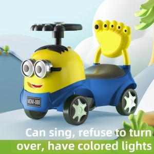 Car Baby Swing Car Luge 1-3-Year-Old Baby Four-Wheel Walker Car Seated Child Niuniu Toy Car