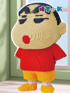 Large Crayon Small New Building Blocks Adult Version High Difficulty Large Kids Educational Toys Small Particle Assembly Ornaments