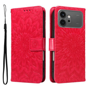 Leather Wallet Flip Case for Honor Magic 8 7 6 X5C X6D X6C X70 X8D X9C X9D 600 Pro Lite | Mandala Embossed Design Card Holder