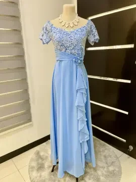 Buy Powder Blue Dress For Wedding online | Lazada.com.ph