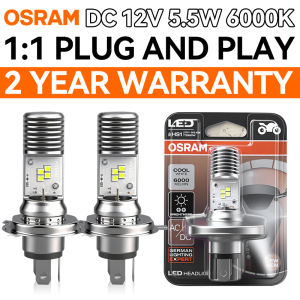 Osram | OSRAM Moto HS1 HL 1:1 Led H4 5/10W Motorcycle Headlight Bulbs Plug and Play 12XBLI1 PX43t Moto Headlamp 12V For Yamaha XJ6 Motor