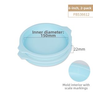 FORBAKE | Rainbow Easy-Release Silicone Cake Molds 4 Pieces