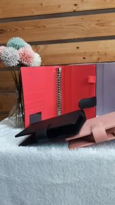 binder a5 mekanik ring 20 dua warna - binder a5 kekinian (tidak termasuk kertas)