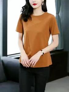 Short Sleeve T-shirt for Women: Summer Casual Cotton & Oversized Loose Fit
