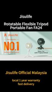 Jisulife Child Baby Safe Low Noise Stroller Car Seat Rotatable Flexible Tripod Rechargeable Safety Fan Kipas Cas FA24