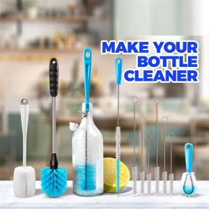 Multifunctional Cleaning Brush Set 11 Styles for Beer Bottles Thermoses Sports Bottles Kettle Straw Brushes