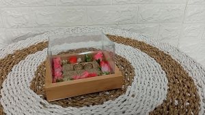 Tempat Perhiasan Mahar dan Seserahan Kayu Kotak Display Cincin Tunangan Lamaran dan Pernikahan - KCBM