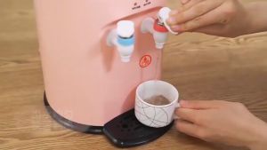 Cây Nước Nóng Lạnh Bình Nước Nóng Lạnh Mini Để Bàn Tiết Kiệm Điện TILUX Có Công Tắc Tắt Bật Nóng Lạnh