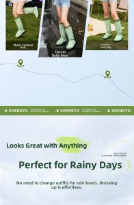 ZHENGYU | Non-slip Waterproof Durable Reusable Shoe Cover