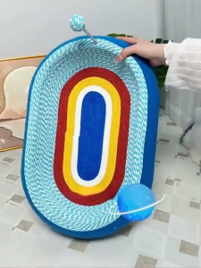 【PET PLAIN】รังแมว กระดานเกาแมว แท่งแกล้งแมว 3-IN-1 ตะไบเล็บแมว รังนอนหลับลึก ทนต่อการสึกหรอ ของเล่นแมว ไซส์ใหญ่