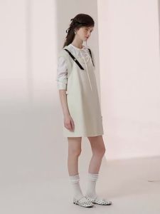 AIVEI | Youthful Campus Style Japanese Girls Suspender Dress A-line