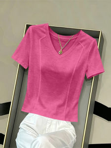 V.C.I | Bamboo Cotton Ice Silk V-Neck Short Sleeve T-Shirt