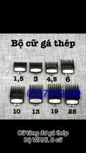 Bộ cữ tông đơ BARBER gá thép ( 1 bộ 8 cái )