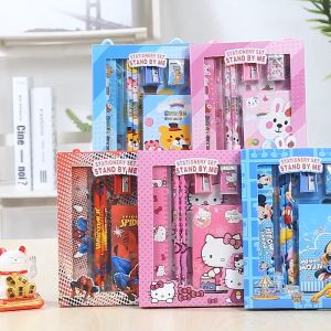 Gratis Ongkir - Alat Tulis Sekolah Lengkap / Set Alat Tulis 6 In 1 / Stationery Set Lucu Karakter