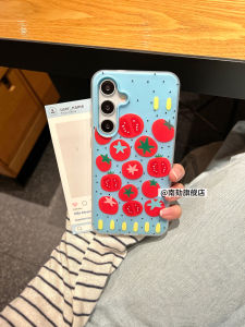 Blue Jelly Phone Case for Samsung S25 Ultra S24 plus S23 plus S22U S21FE Creative Cartoon Pattern Protective Soft Shell