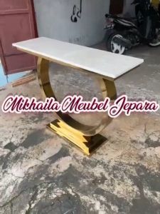 Meja Konsul Stainless & Meja Konsul Gold: Pilihan Terbaik untuk Kantor Anda