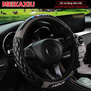 Vỏ Bọc Vô Lăng Xe Thể Thao Sợi Carbon Pha Lê Đa Năng - Không Cần Vòng Trong Sử Dụng Được Quanh Năm